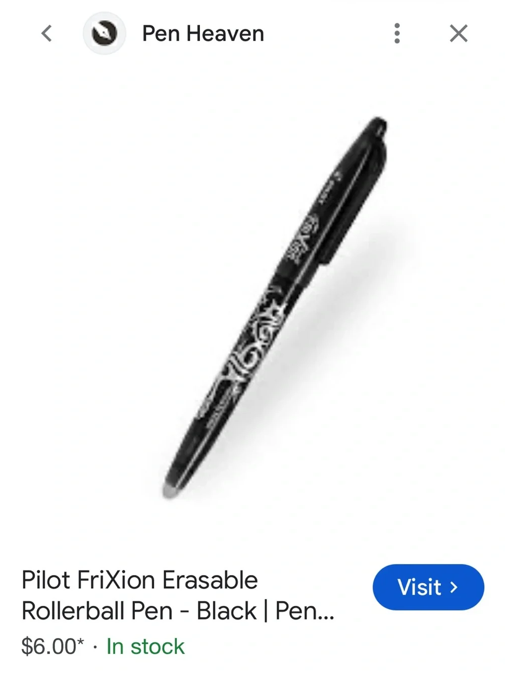Seven new Pilot Frixion Roller Gel Erasable Pen Pens T4
